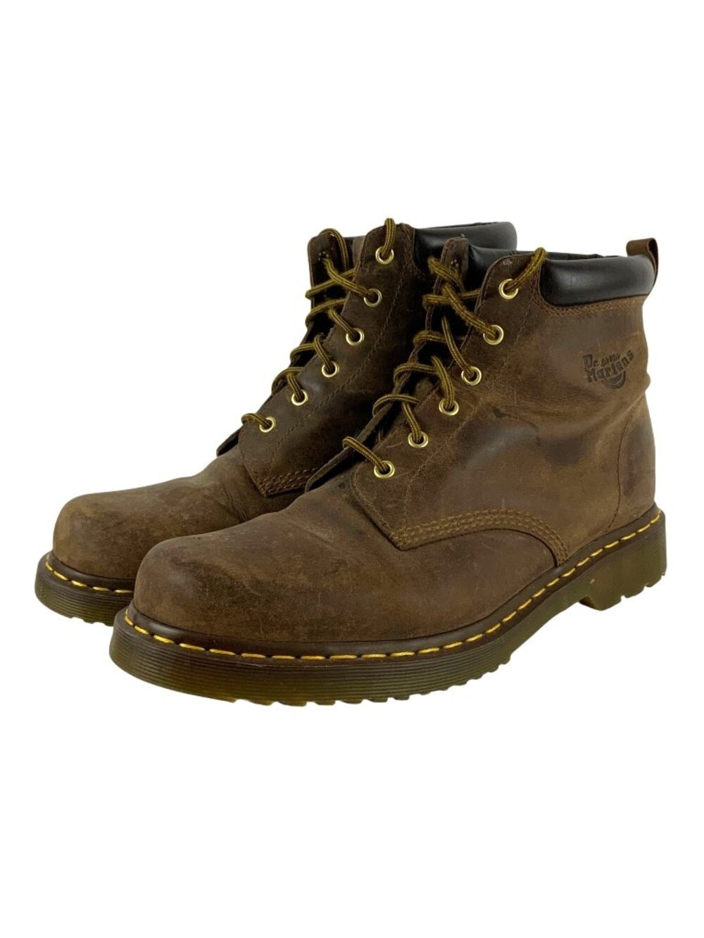 Dr Martens Ben Boot Mens Brown Leather Lace-Up Size US 14 UK 13 EU 48